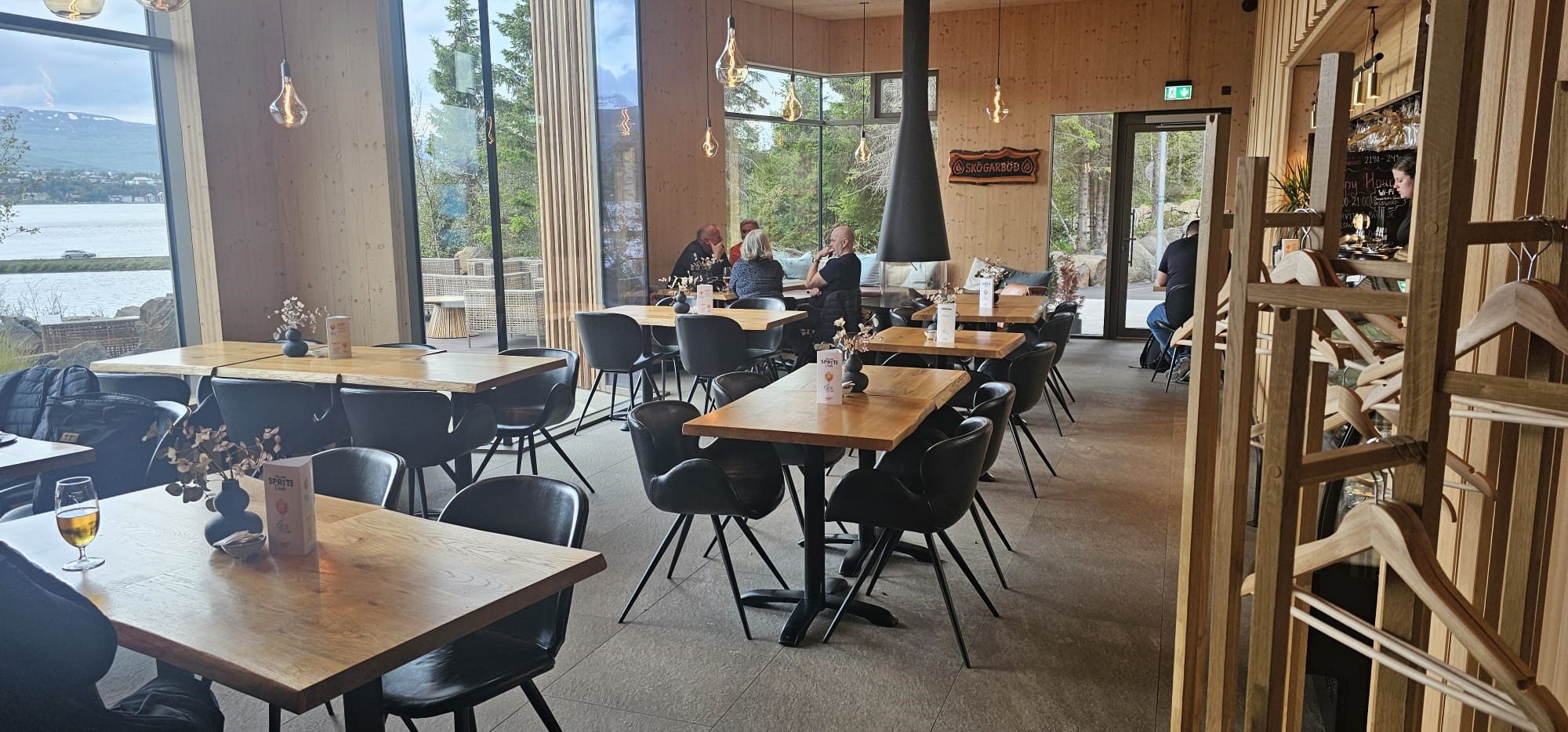 Forest lagoon bistro Iceland