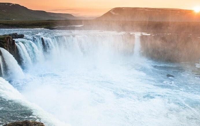 cascada godafoss diamante akureyri