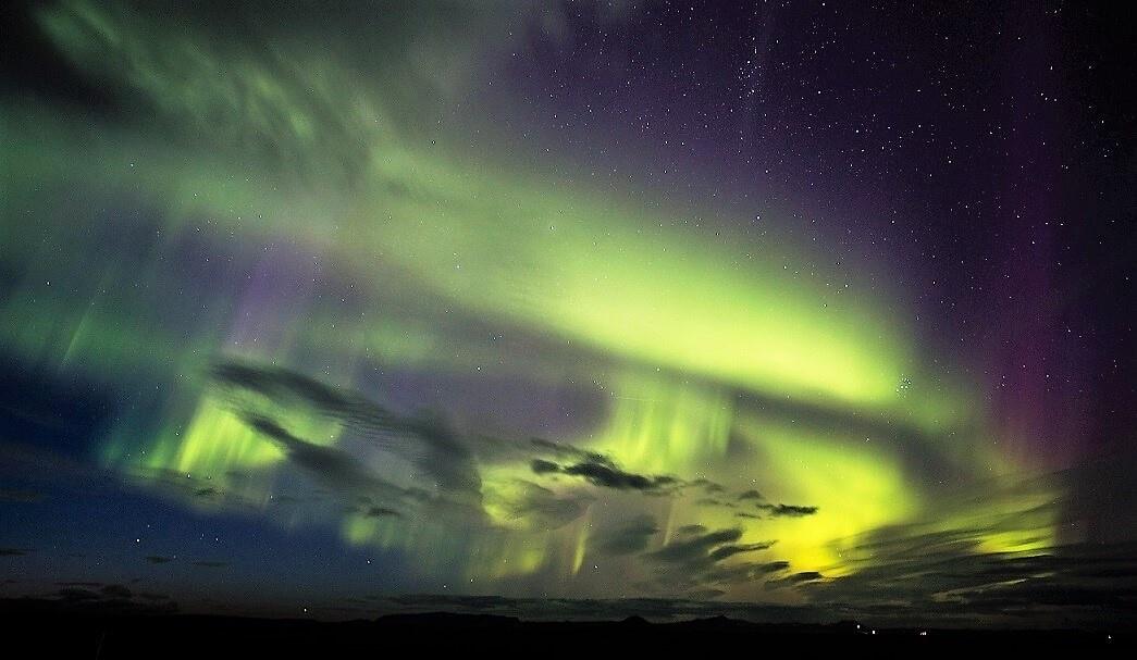 Northern lights on Iceland trip