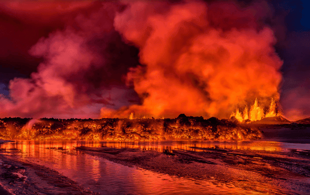 See lava at the Perlan Museum in Reykjavik, Iceland