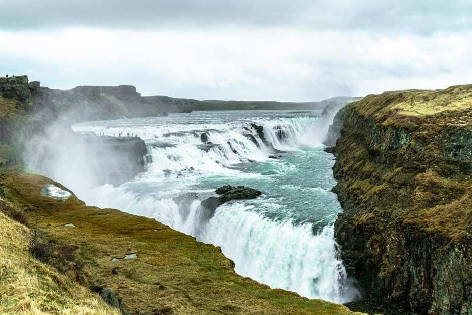 gullfoss waterfall golden circle iceland