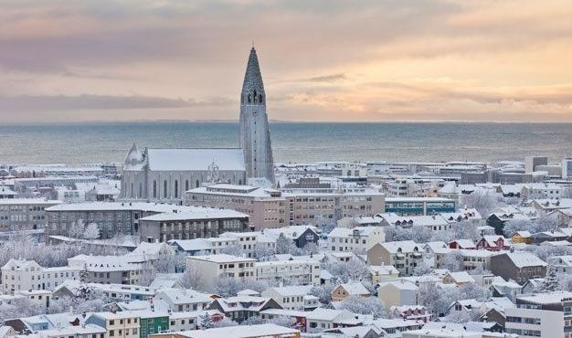 Reykjavik en Invierno