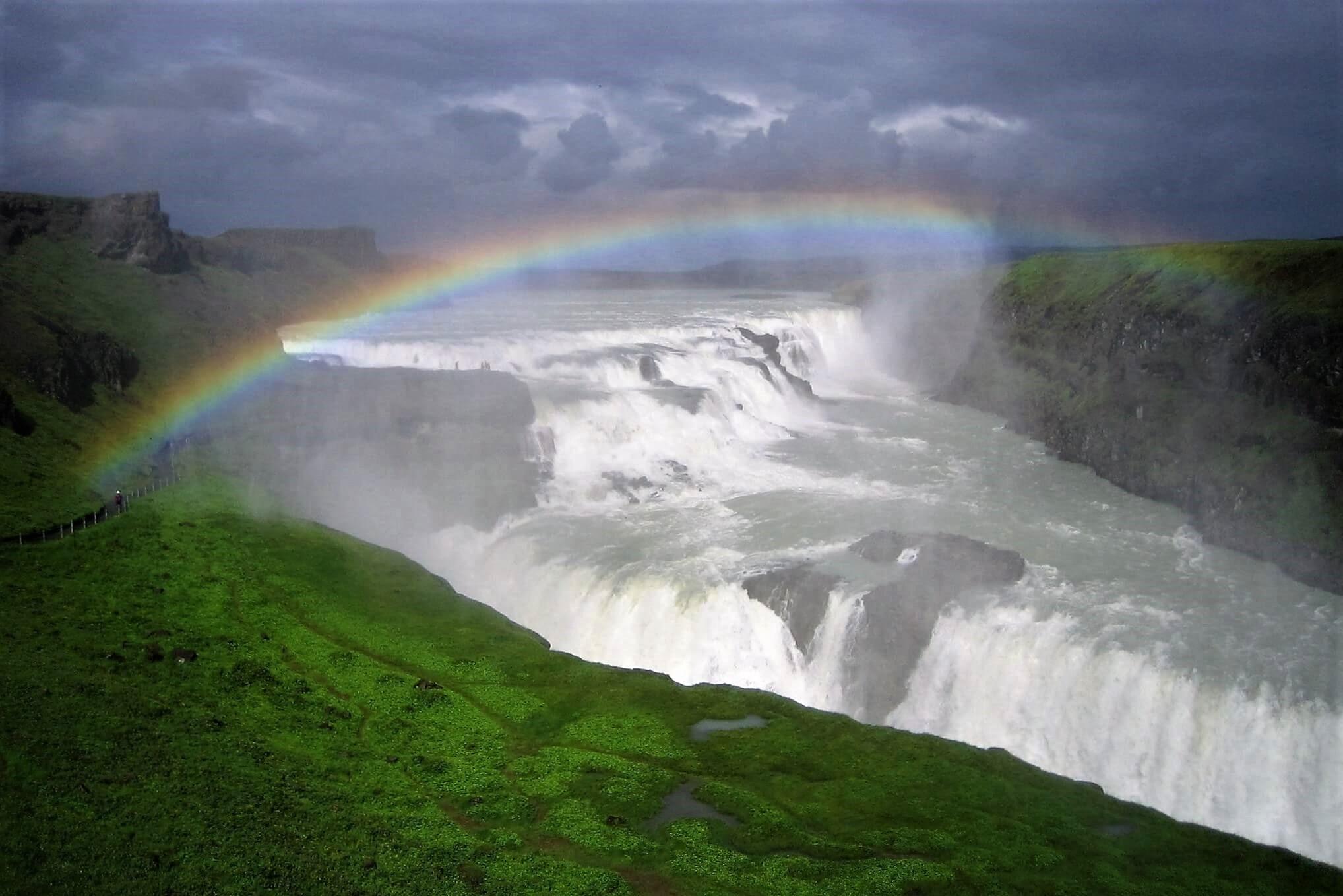 cascada Gullfoss circulo dorado