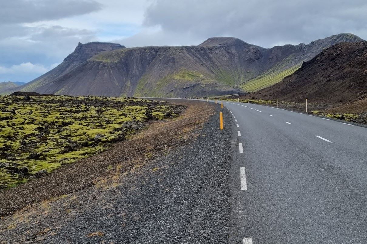 carretera en coche en Islandia