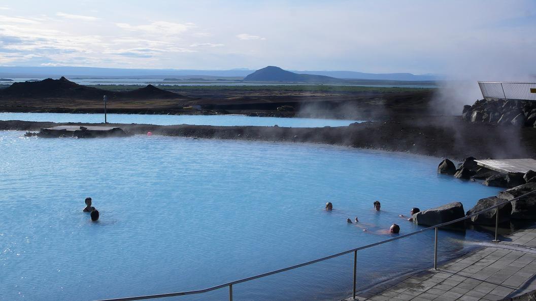 Lagoon at the Lake Mývatn - Mývatn Nature Baths