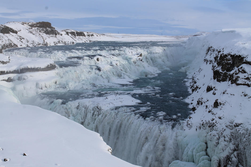 paisaje nevado islandia