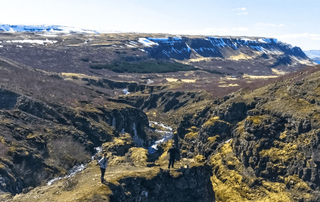 excursion cascada glymur islandia