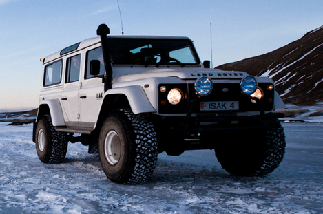 EXCURSIONES AL INTERIOR Super Jeep para excursiones al interior de Islandia
