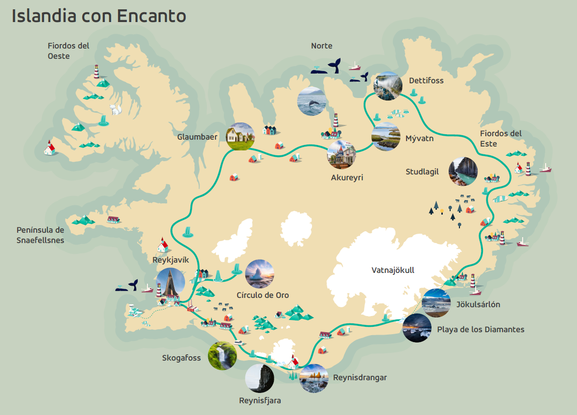 mapa islandia encantada 2025