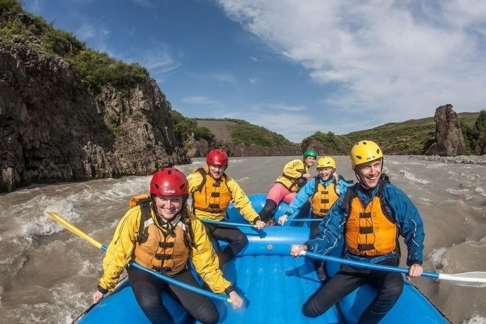 Rafting en Gullfoss, Círculo Dorado de Islandia