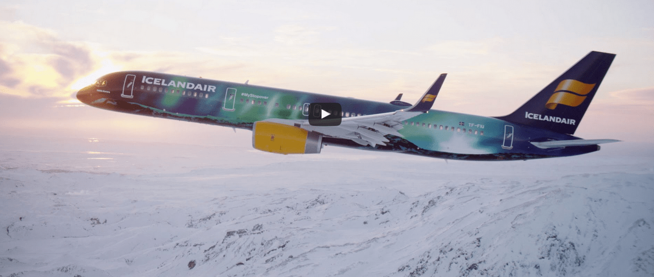vuelo de Icelandair a Islandia